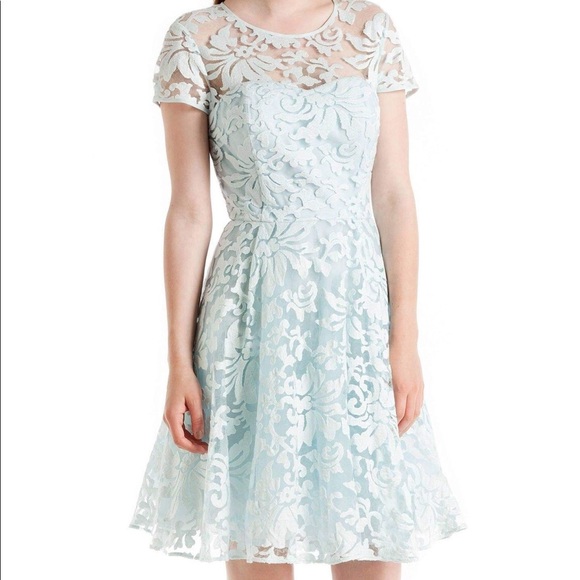 ted baker floral lace dress TED BAKER LONDON DRESS SZ 2 (6) MAGENTA CAREE DEEP LACE FLORAL